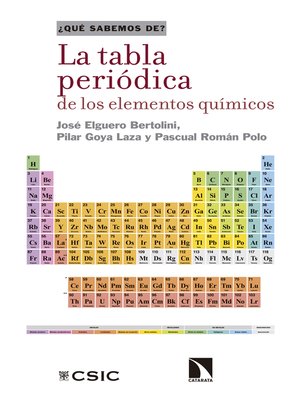cover image of La tabla periódica de los elementos químicos